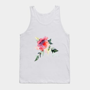 Watercolor Flower Tank Top